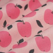 Tissu cretonne enduite pomme rose offre à 14,99€ sur Mondial Tissus