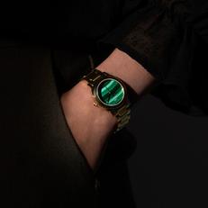 Montre MATY GM cadran Malachite bracelet acier offre à 399€ sur Maty
