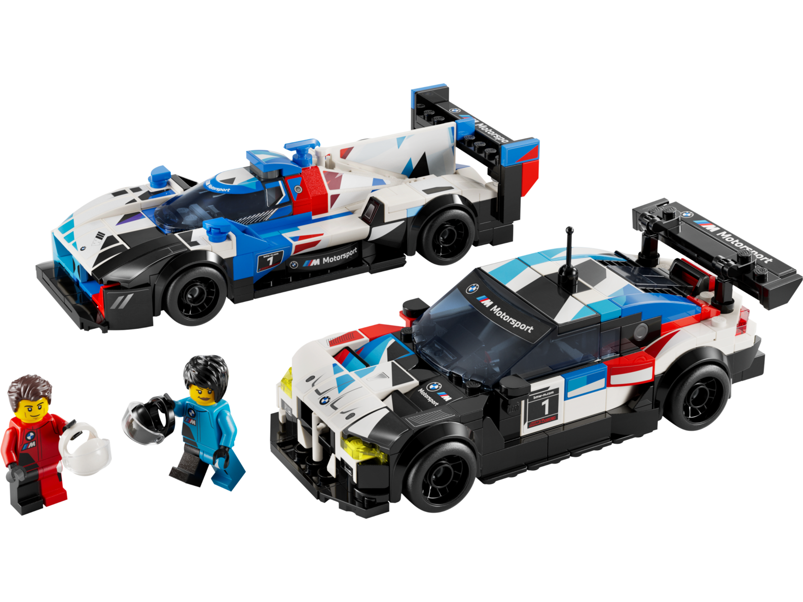 Voitures de course BMW M4 GT3 et BMW M Hybrid V8 offre à 49,99€ sur LEGO