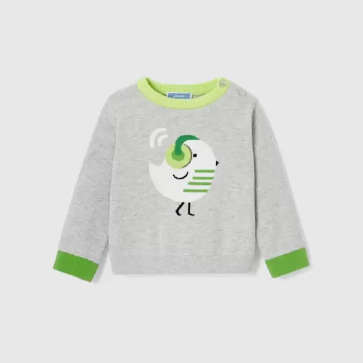 Pull bébé garçon intarsia oiseau offre à 27,3€ sur Jacadi