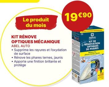 Kit Rénove Optiques Mécanique offre à 19,9€ sur Carter-Cash