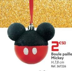 Boule Paille Mickey