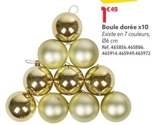 Boule Dorée X10