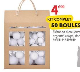 kit complet 50 boules