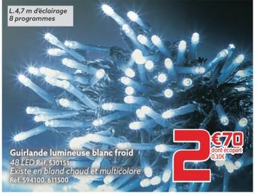 Guirlande Lumineuse Blanc Froid