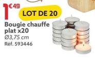 Bougie Chauffe Plat X20