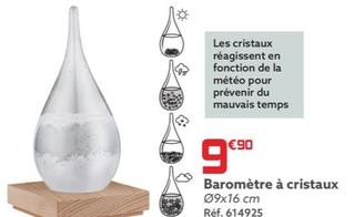 Baromètre À Cristaux