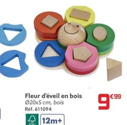 Fleur D'éveil En Bois