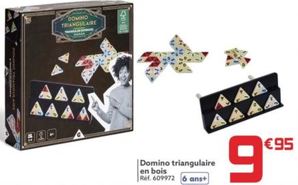 Domino Triangulaire En Bois