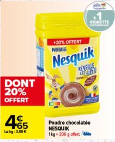 Poudre Chocolatee Nesquik