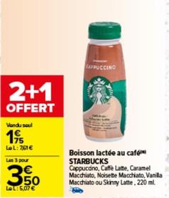 Starbucks - Boisson Lactée Au Café