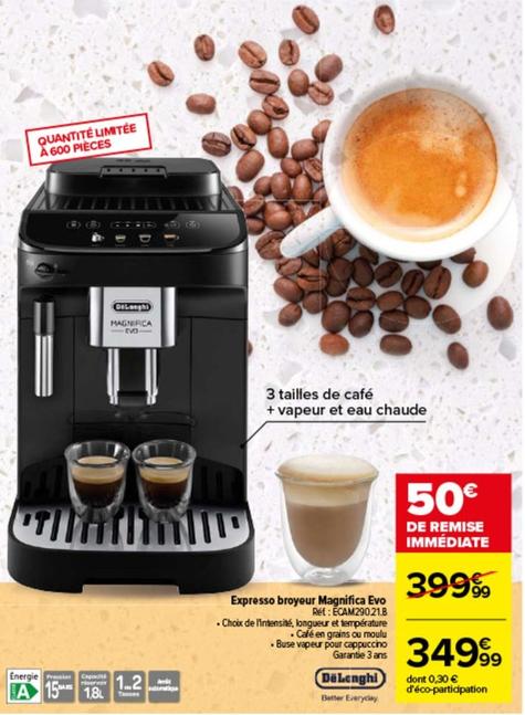 Expresso Broyeur Magnifica Evo