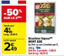 Mont Asie - Bouchées Vapeur