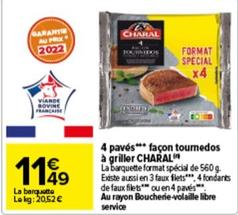 4 Paves Facon Tournedos A Griller