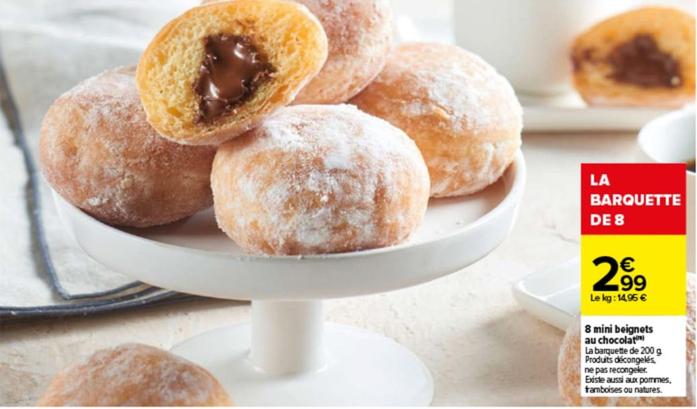 8 Mini Beignets Au Chocolat