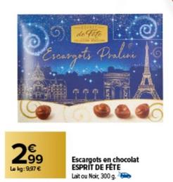 Esprit De Fete - Escargots En Chocolat