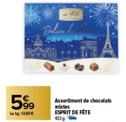 Esprit De Fete - Assortiment De Chocolats Mixtes