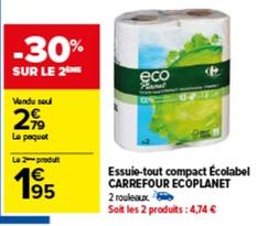 Ecoplanet Essuie-tout Compact Ecolabel