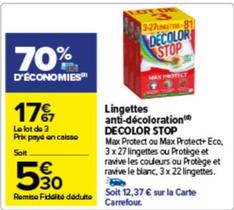 Decolor Stop - Lingettes Anti-décoloration