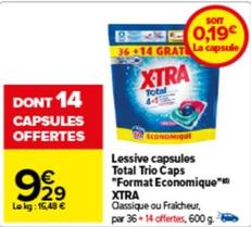 Lessive Capsules Total Trio Caps Format Economique