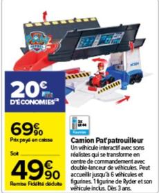 Paw Patrol - Camion Pat Patrouilleur