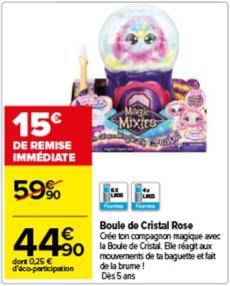 Cristal Rose - Boule