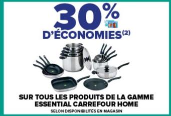 Sur Tous Les Produits De La Gamme Essential Home