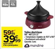 Mandine - Tajine Électrique