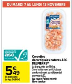 Crevettes Décortiquées Natures Asc