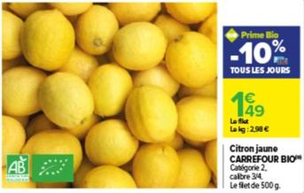 Bio Citron Jaune