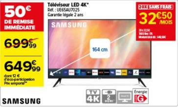 Téléviseur Led 4k