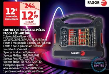 Coffret De Percage 41 Pièces 481284