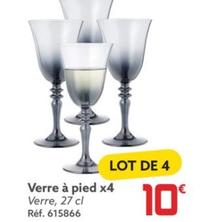 Verre À Pied X4