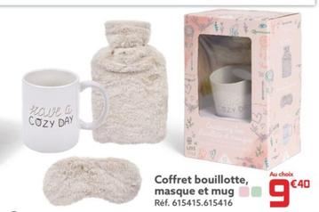 Coffret Bouillotte, Masque Et Mug