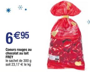 Frey - Coeurs Rouges Au Chocolat Au Lait