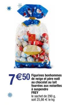 Frey - Figurines Bonhommes De Neige Et Père Noël Fourrées Aux Noisettes - 20% Off Plus Suspendue!