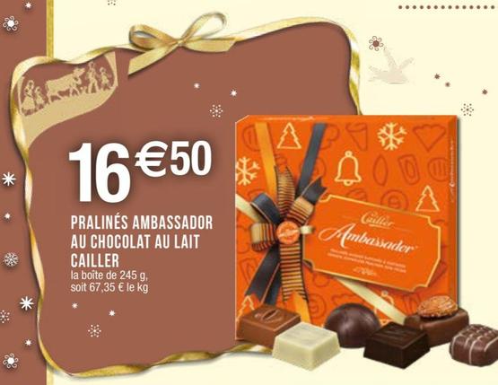 Cailler - Pralinés Ambassador Au Chocolat Au Lait