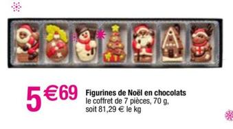 Figurines De Noël En Chocolats