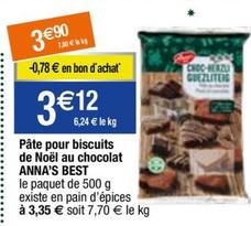 Anna's Best - Pâte Pour Biscuits De Noël Au Chocolat