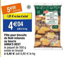 Anna's Best - Pâte Pour Biscuits De Noël Milanais Au Beurre