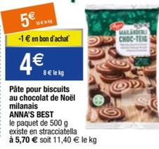 Anna's Best - Pâte Pour Biscuits Au Chocolat De Noël Milanais