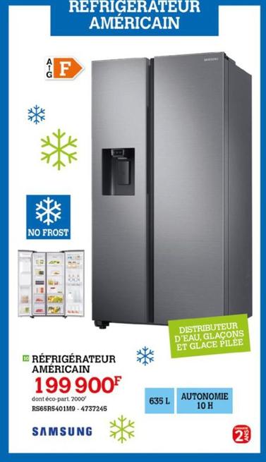 Refrigerateur Américain offre à 199900€ sur Darty