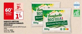 Haricots Verts Bio 100% Françis Surgelés