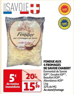Svoie Chabert - Fondue Aux 4 Fromages