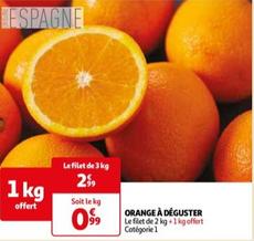 Orange A Deguster