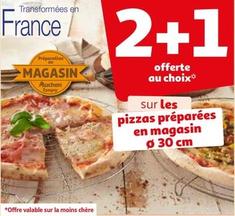 Sur Les Pizzas Preparees En Magasin 30 Cm