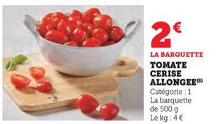 Tomate Cerise Allongee