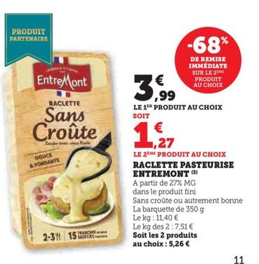 Raclette Pasteurise
