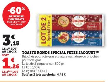 Toasts Ronds Special Fetes
