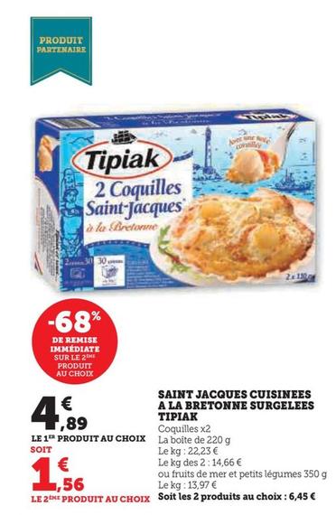 Saint Jacques Cuisinees A La Bretonne Surgelees